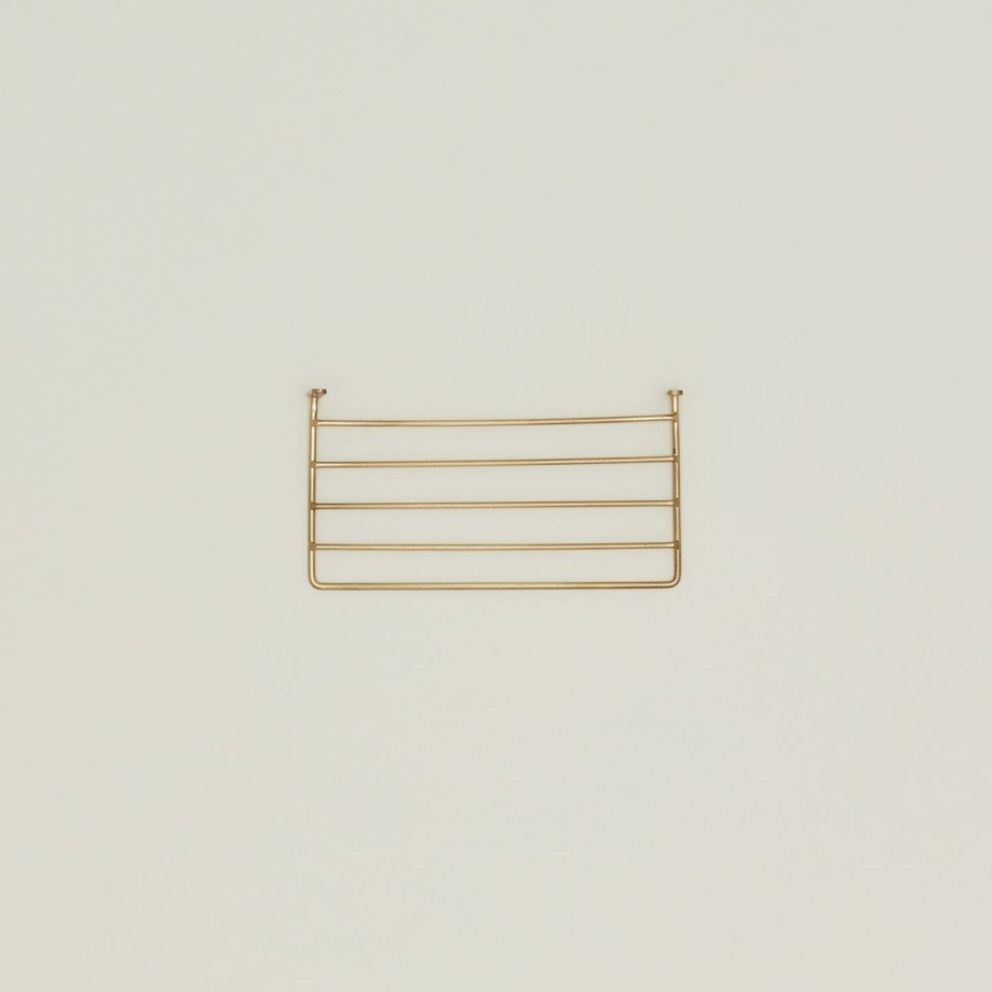 Bed & Bath Fog Linen Bath Accessories | Brass Wire Shelf