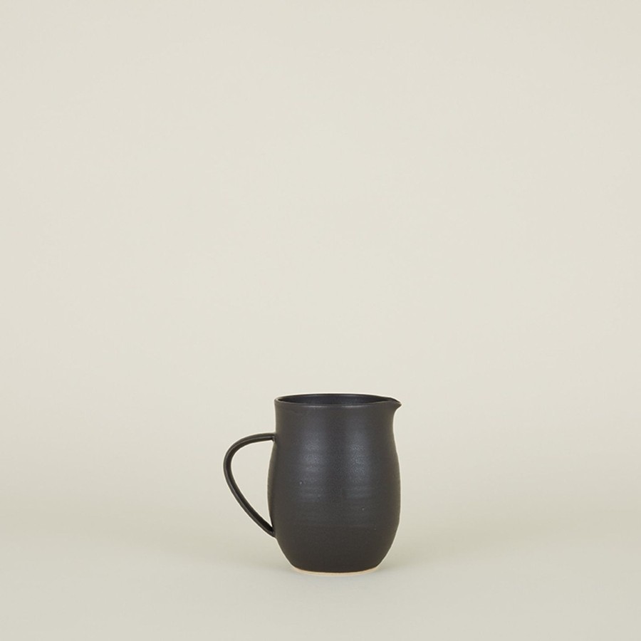 Kitchen & Dining Sheldon Ceramics Serveware | Stoneware Pitcher - Black