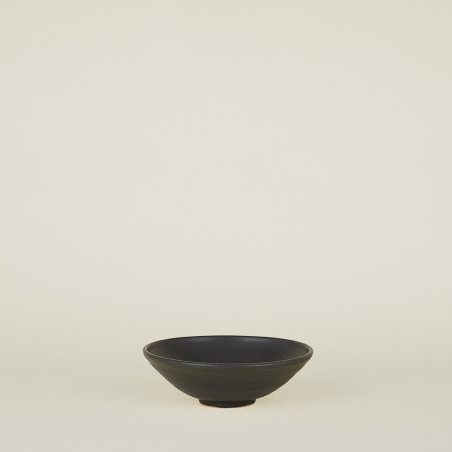 Kitchen & Dining Sheldon Ceramics Serveware | Stoneware Flared Bowl - Black