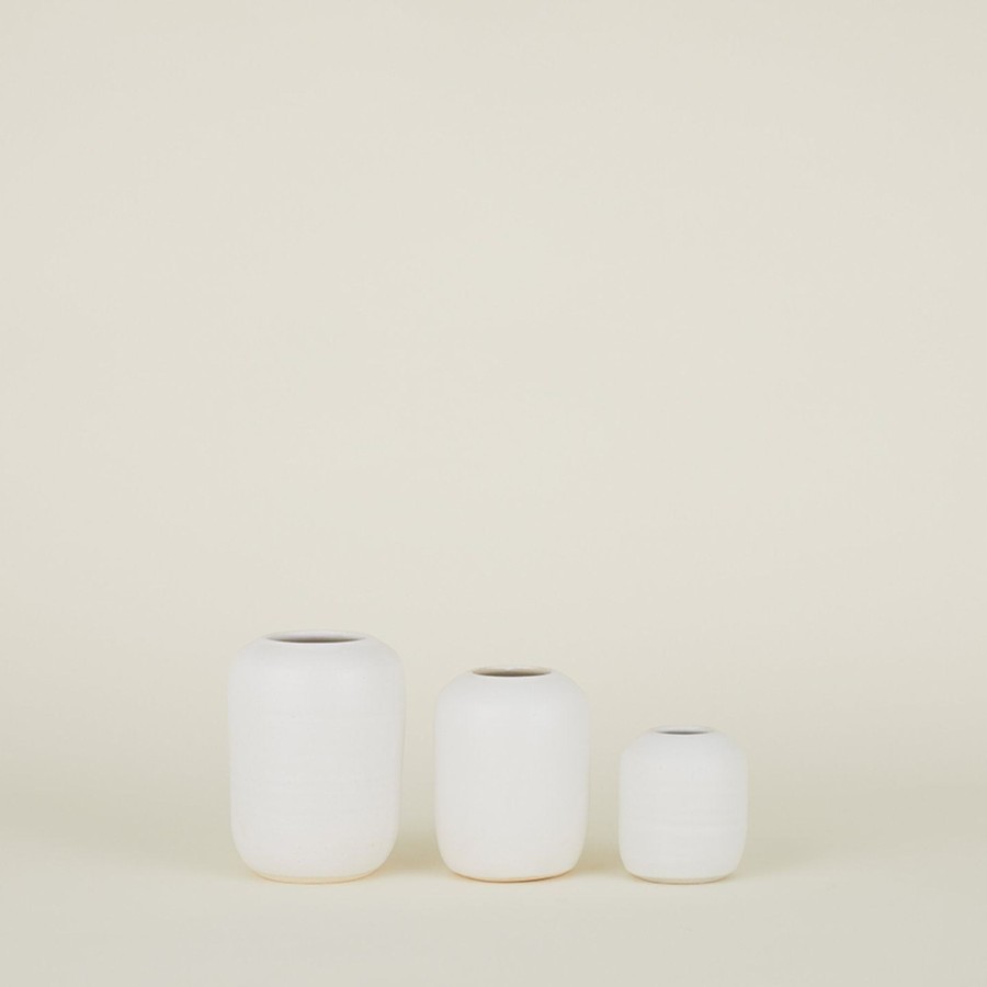 Decor Sheldon Ceramics Vases & Bowls | Stoneware Vase - Eggshell