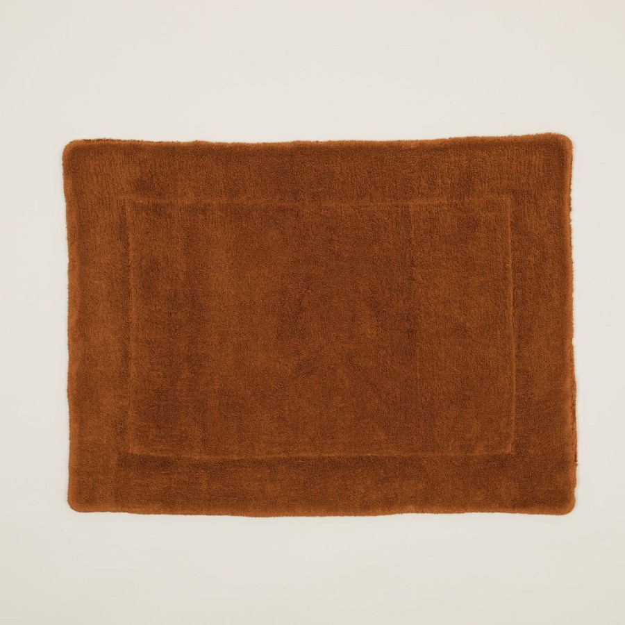 Bed & Bath Hawkins New York Bath Mats | Simple Terry Bath Mat - Terracotta