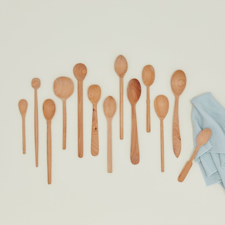 Kitchen & Dining Sir/Madam Serveware | Baker'S Dozen Wooden Spoons - Large