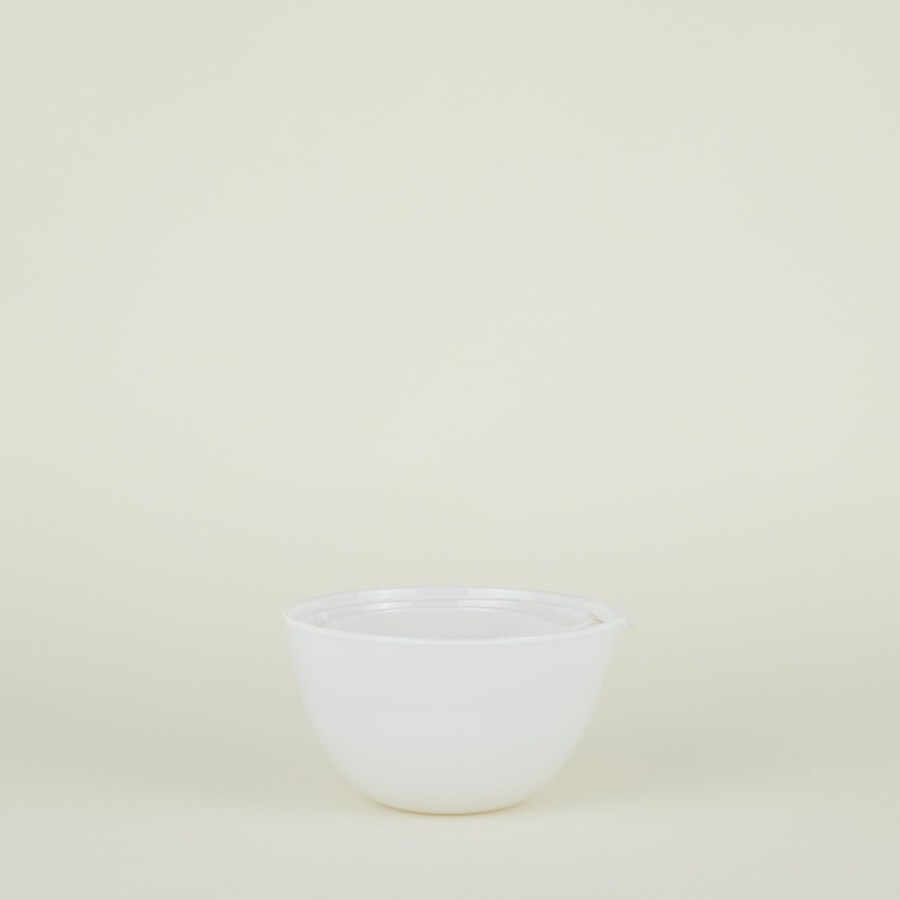 Kitchen & Dining Bow Glass Works Tools & Accessories | Blown Glass Mixing Bowls - White