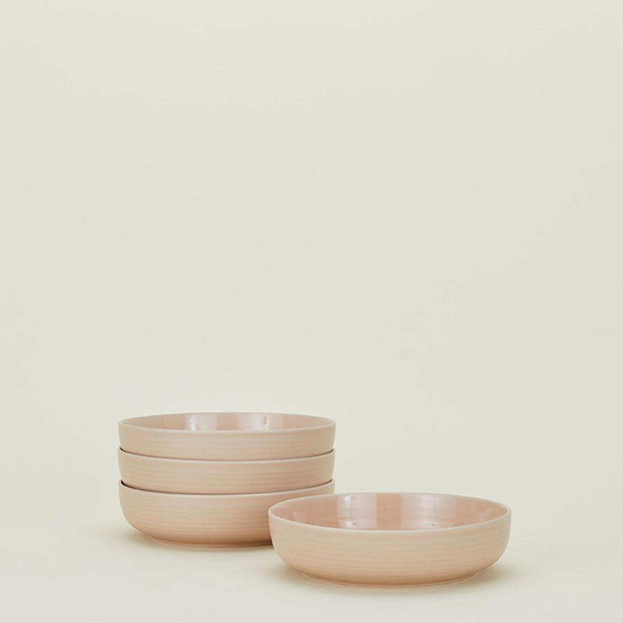 Kitchen & Dining Hawkins New York Dinnerware | Essential Low Bowl, Set Of 4 - Blush