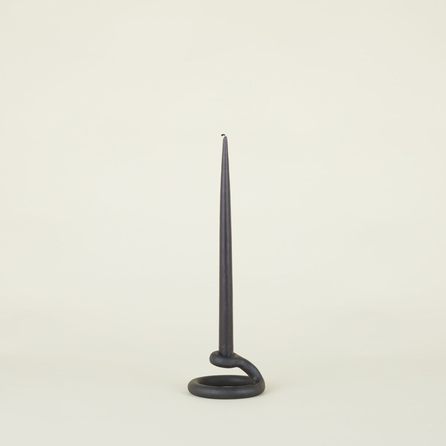 Decor SIN Candles & Tapers | Uni Candlestick - Black