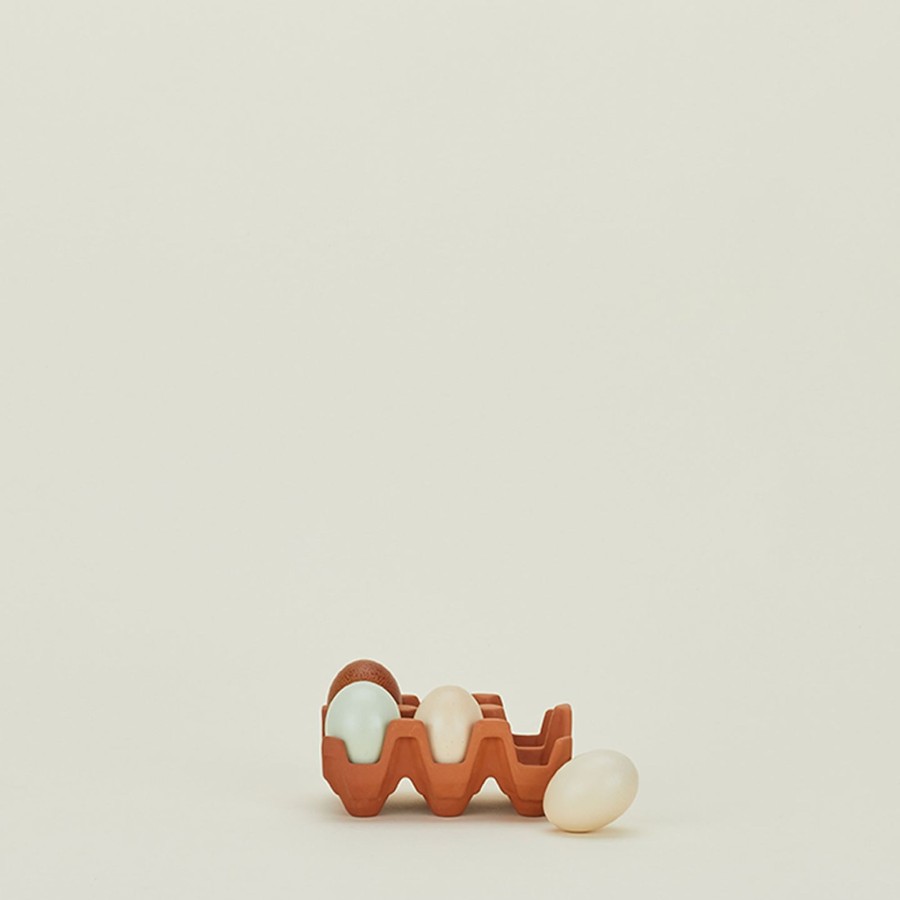 Kitchen & Dining Kikkerland Storage | Terracotta Egg Holder