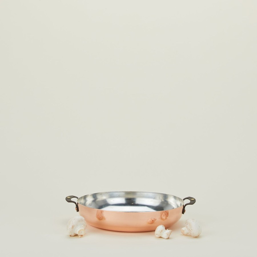 Kitchen & Dining Netherton Foundry Cookware | Copper Two Handled Saute Pan, 11"