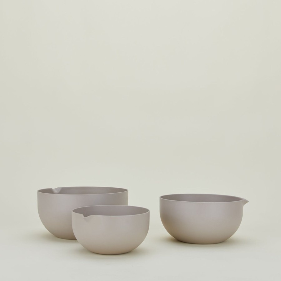 Kitchen & Dining Hawkins New York Tools & Accessories | Essential Mixing Bowls, Set Of 3 - Light Grey