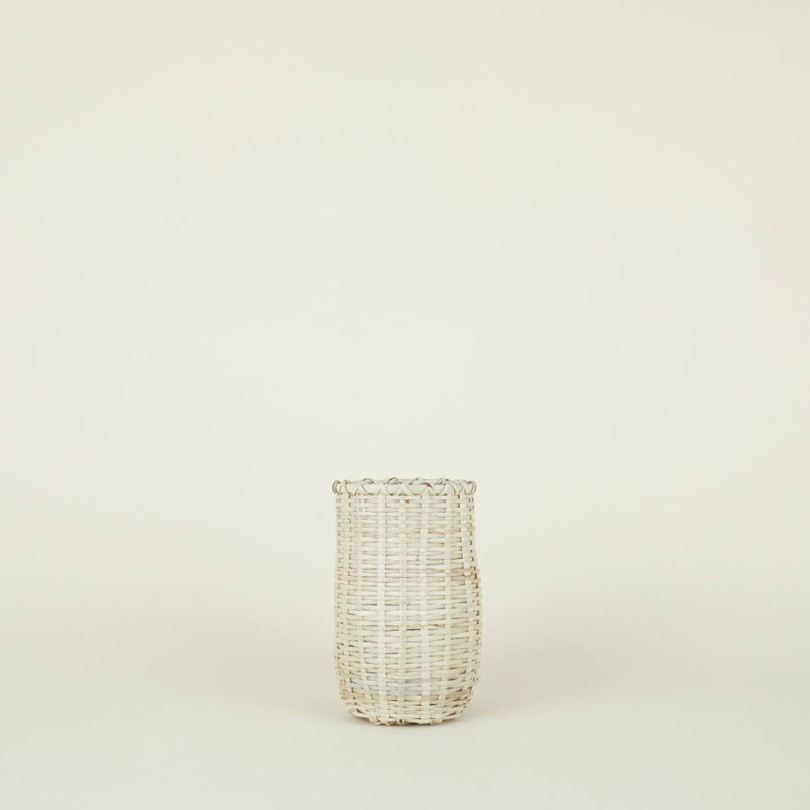 Kitchen & Dining Itza Wood Storage | Handwoven Canister - Narrow