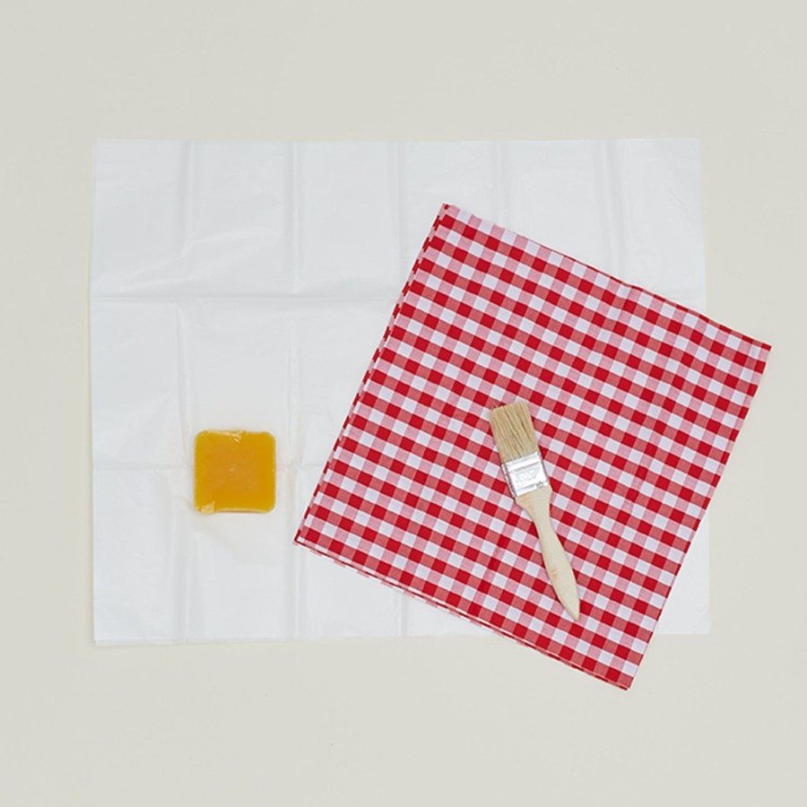 Kitchen & Dining Kikkerland Storage | Diy Beeswax Wrap Kit