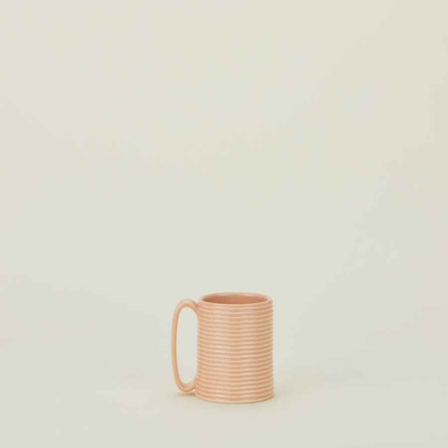 Kitchen & Dining Tellefsen Atelier Dinnerware | Tall Ribbed Mug - Blush