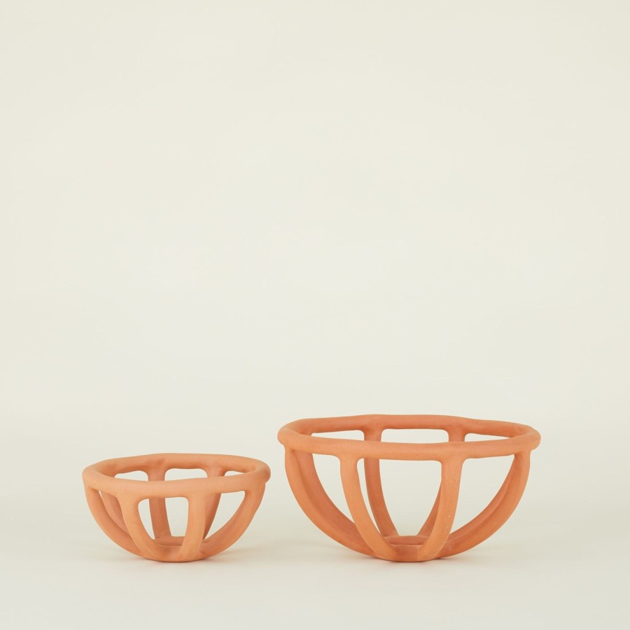 Kitchen & Dining SIN Serveware | Prong Bowl - Terracotta