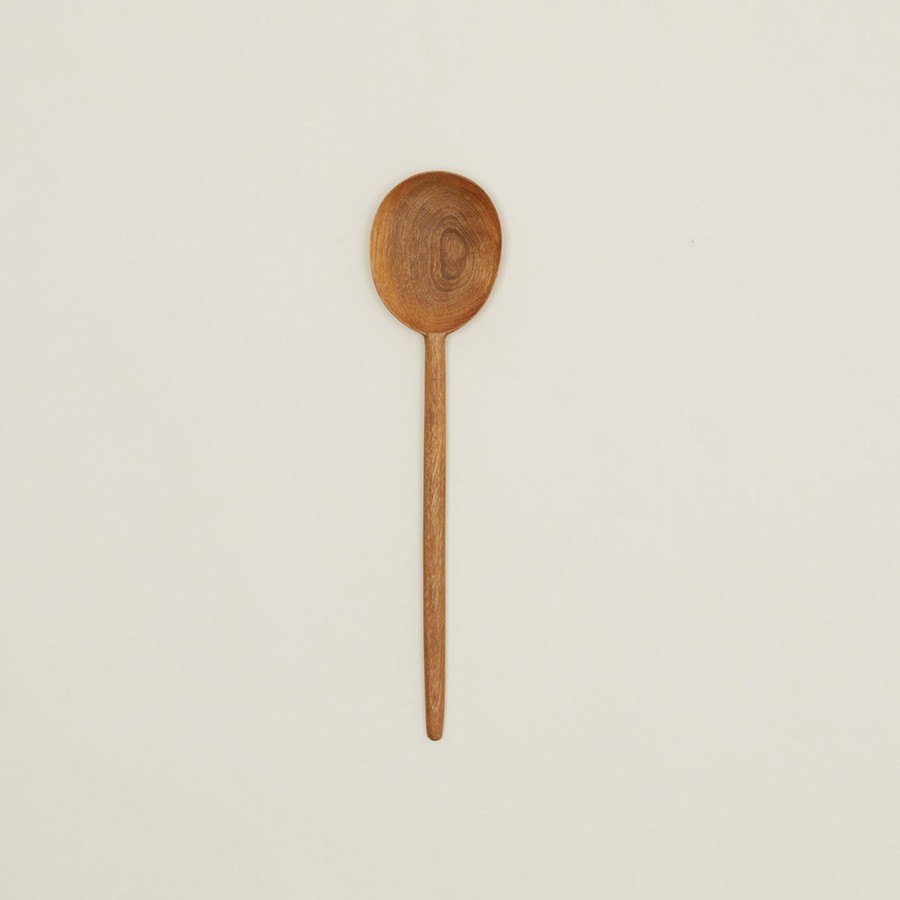 Kitchen & Dining Hawkins New York Serveware | Hand Carved Walnut Large Spoon